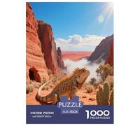Puzzle Lézard 1000 Pièces pour Adultes Et Enfants, Jeu ÉduChatif, Puzzle Désert, Décoration Intérieure, Cadeau Anniversaire 38x26cm/1000pcs