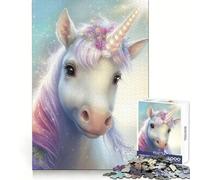 Puzzle Licorne Adulte Très Joli 1000 Pièces Stimule la mémoire Plaisir et détente Découpe précise (38x26cm)