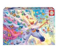 Puzzle - Licorne arc-en-ciel - 500 pièces - 48x34cm - Dès 11 ans - Educa G