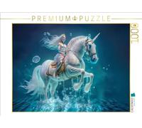 Puzzle · Licorne avec Artiste | Photo de cirque · 1000 pièces · Format assemblé 64 × 48 cm · CALVENDO Puzzle