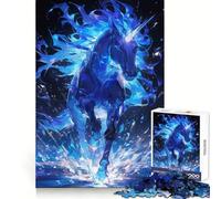 Puzzle Licorne Créature Légendaire 1000 Pièces pour Adolescents Développe Les capacités cognitives Jeu Anti-Stress Découpe précise Cadeau Spécial (50x75cm)