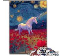 Puzzle Licorne Mystérieuse 1000 pièces pour Adultes et Adolescents, Difficile à réaliser mais Amusant et Humoristique Cadeau d'anniversaire, décoration Murale (50x75cm)