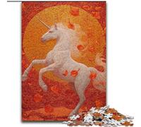Puzzle Licorne Mystérieuse pour Adultes, 1000 Pièces, Difficile à Compléter, mais Drôle et Humoristique, Cadeau d'anniversaire, Cadeaux, Décoration Murale 26x38cm