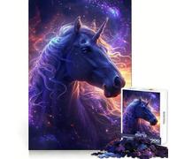 Puzzle Licorne Mystique dans l'espace pour Adultes, 1000 Pièces, Renforce la Mémoire, Détente, Amusant, Qualité, Cadeau de Fête (50x75cm)
