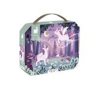 Puzzle en carton Janod Licornes 54 pièces Multicolore E