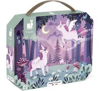 Puzzle - Licornes féériques - 54 pièces - Dès 5 ans - Valisette de rangement - J