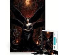 Puzzle Lilith, Reine des Serpents et du Feu, 1000 pièces, pour Adolescents, développement de la réflexion, Joie familiale, Bords précis, Cadeau mémorable (38x52cm)
