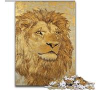 Puzzle Lion Art 1000 pièces pour Adolescents, à Assembler soi-même, à Offrir en Cadeau à Toute la Famille, adapté aux Enfants de 14 Ans et Plus (26x38cm)