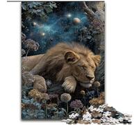 Puzzle Lion endormi 1000 pièces pour Adultes et Adolescents, stimule Le Cerveau, Jouets addictifs pour cultiver la Patience, décoration Parfaite (50x75cm)
