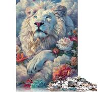 Puzzle Lion Fantastique 1000 Pièces Puzzle Adultes Difficulté Puzzle Jeux Relaxants Jouet Cadeau Halloween 1000pcs (75x50cm)