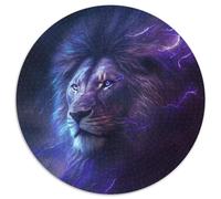 Puzzle Lion Fantastique pour Adultes Puzzles en Carton 1000 Pièces Décoration Parfaite pour la Maison ou Le Bureau, pour Noël 67,5x67,5cm