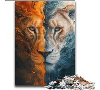 Puzzle Lion Graffiti 2000 pièces pour Adolescents, Jeu éducatif et décompressant pour Anniversaire et Noël (70x100cm)