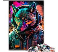 Puzzle Lion Graffiti Coloré 1000 Pièces pour Adultes et Adolescents, Convient aux Personnes de 14 Ans et Plus Idées Cadeaux Décoration Maison (26x38cm)