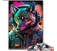 Puzzle Lion Graffiti Coloré 2000 Pièces pour Adolescents, à partir de 14 Ans, Casse-tête Jeux Familiaux Cadeaux d'anniversaire de Noël (70x100cm)