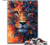 Puzzle Lion Graffiti pour Adultes et Adolescents, 2000 pièces, Jeux éducatifs, décoration d'intérieur, Cadeau d'anniversaire, Art Mural (70x100cm)