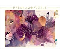 Puzzle · Lion majestueux | 1000 pièces · Format assemblé 64 × 48 cm · CALVENDO Puzzle