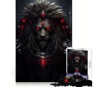 Puzzle Lion Sauvage en Colère 1000 Pièces pour Adolescents Stimulation Intellectuelle, Amusant et Calme Bords Lisse Cadeau d'anniversaire (38x26cm)