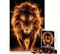 Puzzle Lion Spirituel 1000 pièces pour Adolescents Renforce la mémoire Calme et sérénité Qualité supérieure Cadeau de Noël idéal 38x26cm