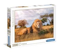 Clementoni Puzzle 39479 – Le Lion, Roi de la Savane – 1000 pièces – Dès 14 ans