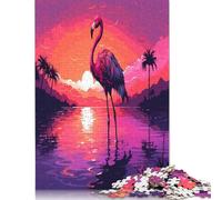 Puzzle Lion Wild Majesty 500 pièces en Bois pour Adultes et Adolescents. Puzzles pour Adultes, Cadeaux 500 pièces (52 x 38 cm).