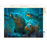 Puzzle · Lions de mer | Le paradis sous l'eau · 1000 pièces · Format assemblé 64 × 48 cm · CALVENDO Puzzle