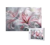Puzzle Lis 1000 Pièces Adultes, Puzzles Classiques Art Paysage avec Boîte d'emballage et Photos de Référence, Relaxation/Soulagement du Stress/Jeux Amusants, DIY Creatif Cadeau pour Femme 2T-1055