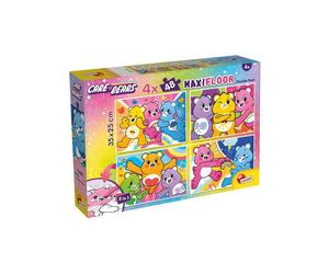 Puzzle Lisciani Care Bears MaxiFloor 4 x 48 pièces grand format Multicolore