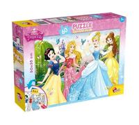 Puzzle - Lisciani - Wdp Princesses Classiques - Double Face - 60 Pcs - 50x35cm