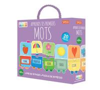 Puzzle & livre apprends tes premiers mots rouge TU