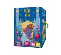 La Belle Et La Bête - Puzzle Et Livre