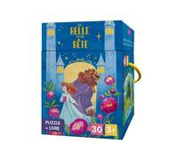 La Belle Et La Bête - Puzzle Et Livre