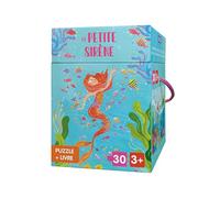 Puzzle + livre - La petite Sirène