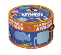 Les animaux d'Afrique - Livre + Puzzle géant - N.E. 2022 - Sassi Junior