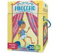Puzzle + livre - Pinocchio Roberta Marcolin (Auteur), Giulia Dragone (Illustration), Sarah Guilmault (Traduction)