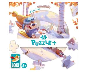 Puzzle+ : loki fait de la luge