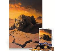 Puzzle l'ombre du Dernier Soleil pour Adolescents, 1000 pièces, Jeu de logique Fine, Passe-Temps Calme, œuvre d'art aux Bords Nets 50x75cm