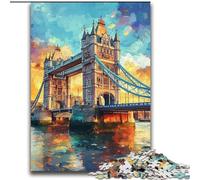 Puzzle London Bridge 2000 pièces pour Adolescents, Cadeaux pour 14 Ans et Plus, décoration d'intérieur, Jeux de Famille, Cadeaux de Noël et d'anniversaire 70x100cm