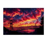 Puzzle Londres 3000 Pieces Adultes, Puzzle 3000 Pieces Paysage, Puzzles Bois de Qualité Supérieure avec Une Boîte d'emballage Exquise, Jeu de Concentration Adultes, Cadeau Femme, Cadeau Homme H-77