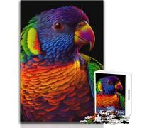 Puzzle Loriket Arc-en-Ciel Flamboyant 1000 Pièces - Jeu de Développement Cognitif Amusant - Cadeau Spécial et Attentionné - Dimensions:38x26cm