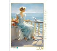Puzzle · Lorsqu'on nourrit Les Oiseaux | Peinture impressionniste · 1000 pièces · Format assemblé 64 × 48 cm · CALVENDO Puzzle