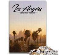 Puzzle Los Angeles 2000 pièces pour Adultes et Adolescents, Jouet éducatif et décompressant, Cadeaux du Père Noël Secret (70x100cm)