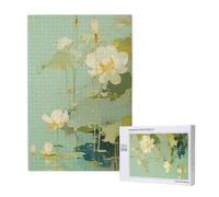 Puzzle Lotus 4000 Pièces Adultes, Puzzles Classiques Art Paysage avec Boîte d'emballage et Photos de Référence, Relaxation/Soulagement du Stress/Jeux Amusants, DIY Creatif Cadeau pour Femme 2T-1879