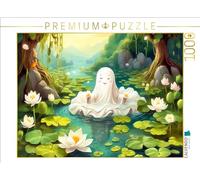 Puzzle · Lotus | Une amusante hantise tout au long de l'année · 1000 pièces · Format assemblé 64 × 48 cm · CALVENDO Puzzle
