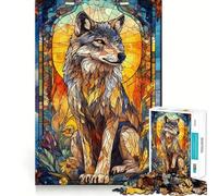 Puzzle Loup 1000 Pièces Développe la mémoire et Amuse Qualité Professionnelle pour stimuler l'esprit (38x52cm)
