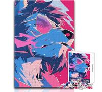 Puzzle Loup à Lunettes de Soleil 1000 Pièces pour Adolescents - Jeu Ludique et Éducatif - Cadeau Unique pour Fêtes et Attentes - Dimensions:38x52cm