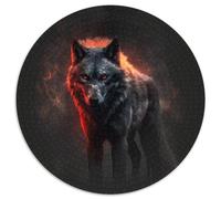 Puzzle Loup Fantastique 1000 Pièces pour Adultes Puzzles en Carton Jeu Interactif Familial, Cadeau Créatif avec Illustrations Colorées 67,5 x 67,5 cm