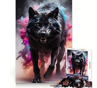 Puzzle Loup-Garou 1000 pièces pour Adultes Stimulation Cognitive, évasion et détente pour Les fêtes (38x52cm)