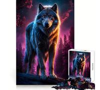 Puzzle Loup-Garou Adulte 1000 Pièces Intellectuel et Habileté Paisible et Amusant, Taille Idéale, Cadeau Parfait (38x26cm)