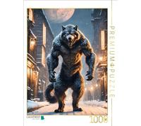 Puzzle · Loup-Garou traquant la Pleine Lune | 1000 pièces · Format assemblé 64 × 48 cm · CALVENDO Puzzle