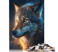 Puzzle Loup Génial, Puzzle Rectangulaire en Papier, Jeu de Bricolage, Cadeau d'anniversaire pour Garçon ou Fille, 1000 Pièces (75x50cm)